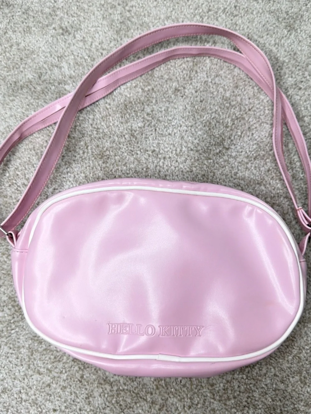 Vintage 2005 Sanrio Hello Kitty Pink Girls Purse Crossbody Shoulder Bag